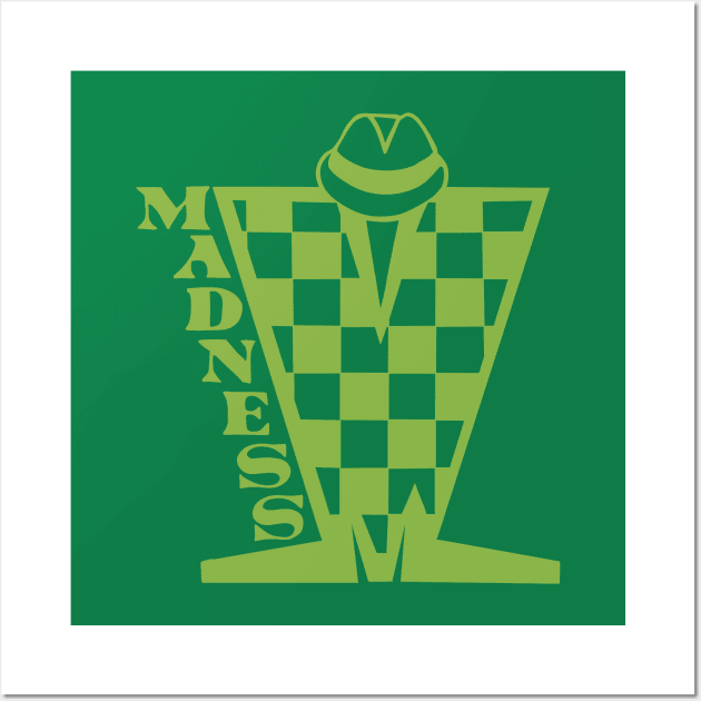 Madness Checkerboard HD - Green Wall Art by Skate Merch